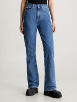 Jeans High Rise Straight Azul