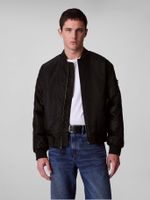 Chaqueta Bomber de Nailon Negro Calvin Klein