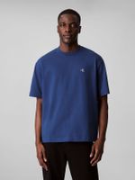 Polera Relaxed con Monograma Archive Azul Calvin Klein
