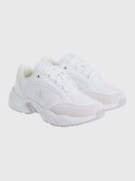 Zapatillas de Cuero Retro Blanco Calvin Klein