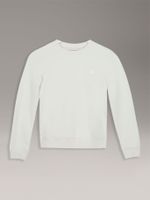 Polerón Unisex Mono Mini Badge Beige Calvin Klein