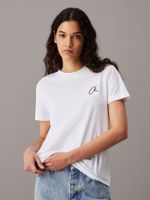 Polera Embroidered Blanco Calvin Klein