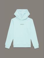 Polerón Niño con Gorro Shifted Celeste Calvin Klein