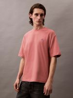 Polera Relaxed y Monograma Archive Rosado Calvin Klein