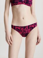 Calzón Bikini CK Monogram Fucsia Calvin Klein