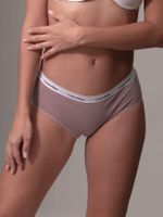 Calzón Hipster Modern Mujer Logo Lila Calvin Klein