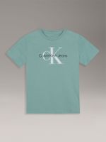 Polera Unisex CK Monogram Verde Calvin Klein