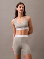 Bralette Cotton Modal Rib Gris Calvin Klein