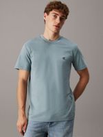 Polera regular de punto pesado Gris Calvin Klein