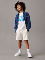 Short Niño Color Block Relaxed Beige Calvin Klein