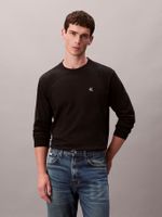 Polera con Monograma Negro Calvin Klein