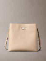 Cartera CK Bucket Beige Calvin Klein