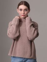 Sweater Chunky Loose Beige Calvin Klein