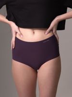Calzón Hipster Alto Invisible Morado Calvin Klein
