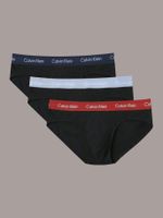 Pack de 3 Slips Cotton Stretch Negro Calvin Klein