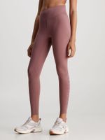 Calzas Vertical Logo Rosa Calvin Klein