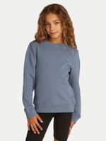 Polerón Niña Mono Mini Badge Gris Calvin Klein