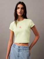 Polera Monogram Baby Verde Calvin Klein