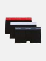 Pack De 3 Bóxers Rise Trunk Cotton Negro Calvin Klein