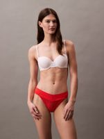 Colaless Icon Logo Lace Rojo Calvin Klein