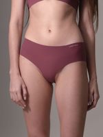 Calzón Hipster Invisible 648 Burdeo Calvin Klein