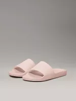 Sandalias Slide Monogram Rosado Calvin Klein