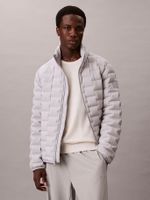 Parka Ligera Preacolchada Plegable Blanco Calvin Klein