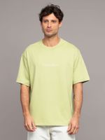 Polera Relaxed con Logo Verde Calvin Klein