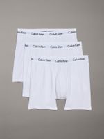 Pack 3 Bóxers Brief Cotton Stretch Blanco Calvin Klein