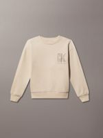 Polerón Niño Summer Backprint Beige Calvin Klein