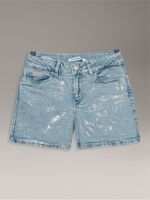 Short Niña Foil Printed Celeste Calvin Klein