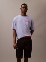 Polera Vert Logo Graphic Lila Calvin Klein