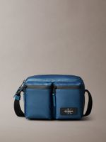 Bolso Cruzado Utilitario Azul Calvin Klein