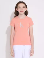 Polera Niña Iridescent Ck Slim Rosado Calvin Klein