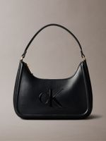 Cartera De Hombro Monogram Grabado Negro Calvin Klein