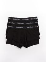 Pack 3 Bóxers New Cotton Stretch Negro Calvin Klein