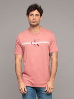 Polera Repeat Layered Rosado Calvin Klein