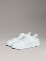 Zapatillas Niña con Banda Elástica Blanco Calvin Klein