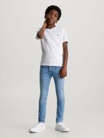 Jeans Niño Mid Rise Skinny Azul Calvin Klein