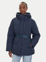 Parka Logo Belt Puffer PPK Azul Calvin Klein