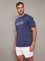Polera Rash-Guard Azul Calvin Klein