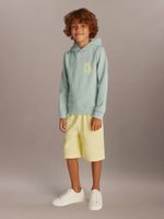 Polerón Niño Chest Ck Graphic Verde Calvin Klein