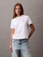 Polera con Logo Archive Blanco Calvin Klein