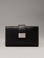 Billetera Snap Medium Negro Calvin Klein