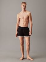 Traje Baño Corto Ck Monogram Negro Calvin Klein