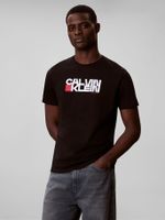 Polera con Estampado Gráfico Redbox Negro Calvin Klein