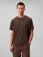 Polera Stretch con Nano Logo Cafe Calvin Klein