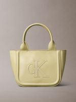 Cartera Tote Pequeña Con Logo Verde Calvin Klein