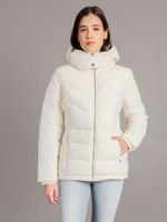 Parka Strech Packable Crema Calvin Klein