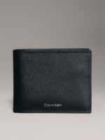 Billetera Plegable de Cuero Azul 410 Calvin Klein